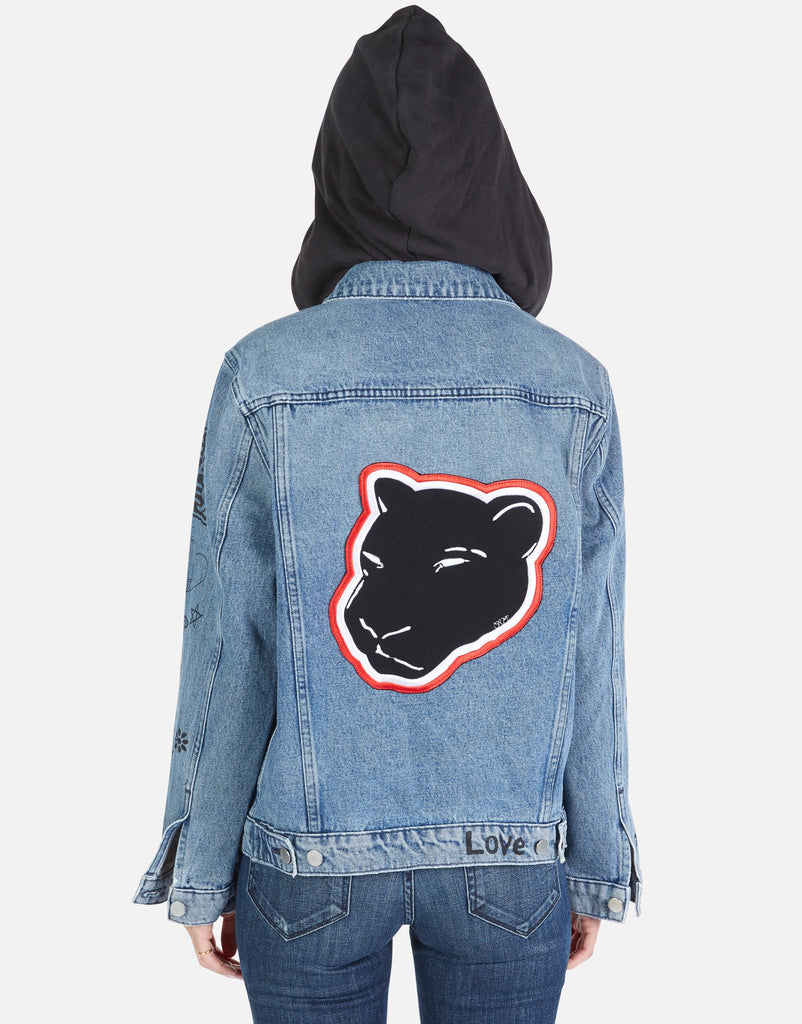 Lauren Moshi Women's Stevie Varsity Panther - 