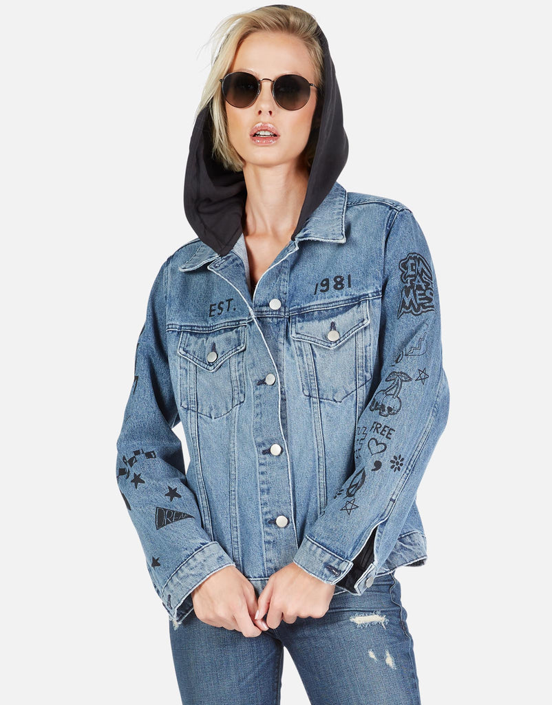 Lauren Moshi Women's Stevie Varsity Panther - 