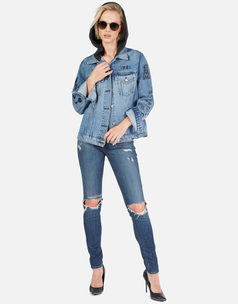 Lauren Moshi Women's Stevie Varsity Panther - 