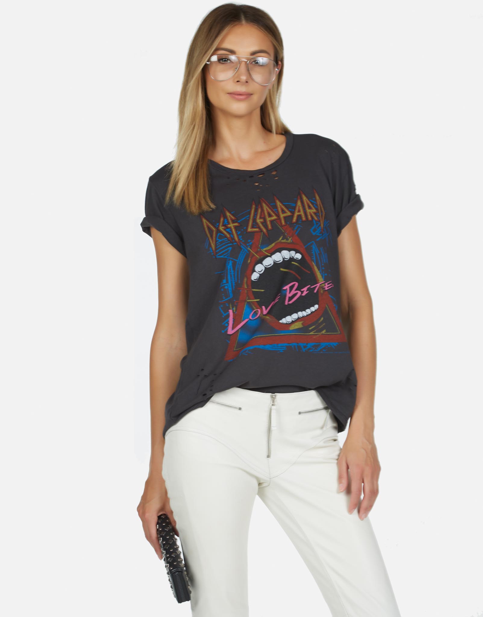 Lauren Moshi X Def Leppard Women's Wolf Love Bites - 