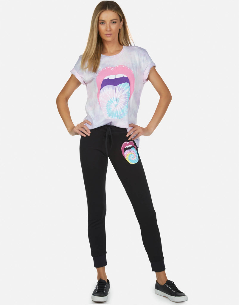 Lauren Moshi Women's Jess Tie Dye Tongue - 