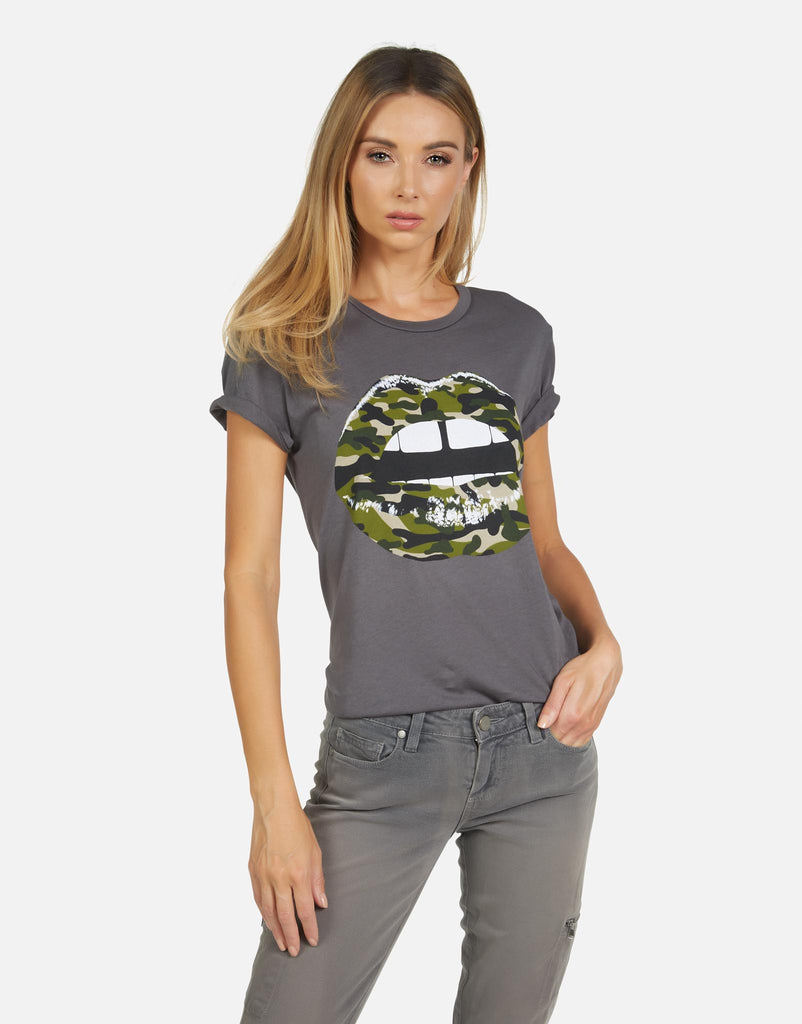 Lauren Moshi Women's Wolf Camo Lip - XS