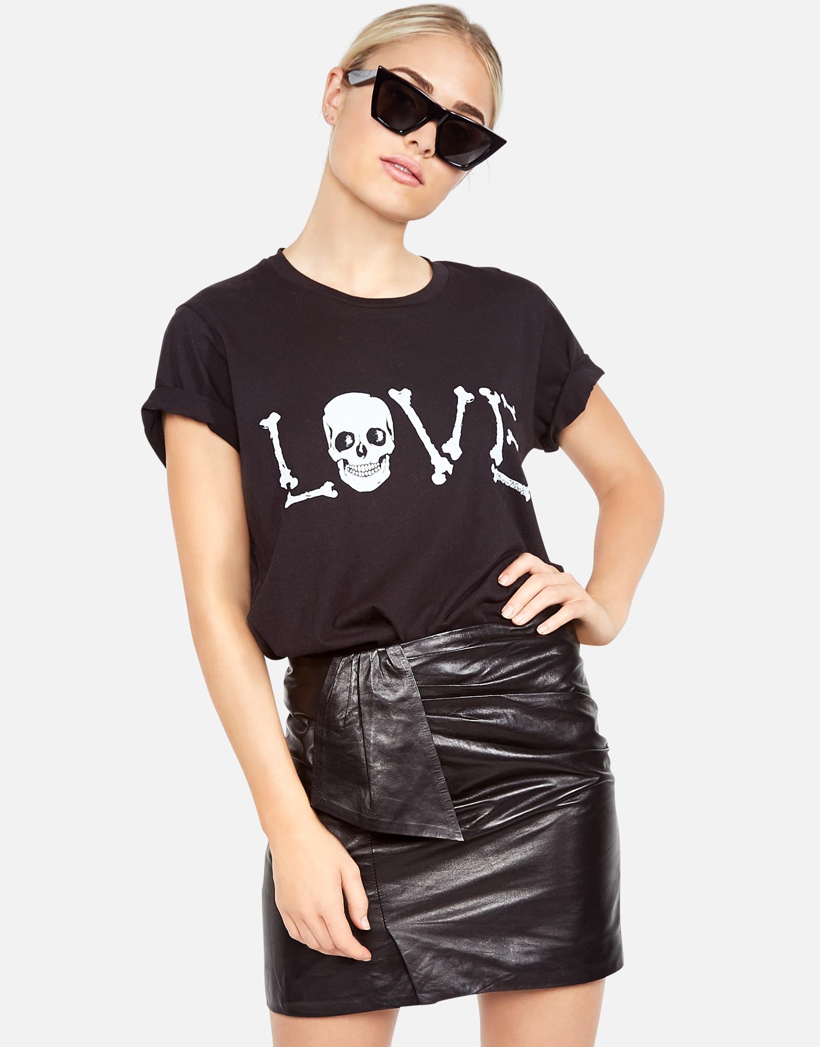 Lauren Moshi Women's Wolf Love Bones - Onyx