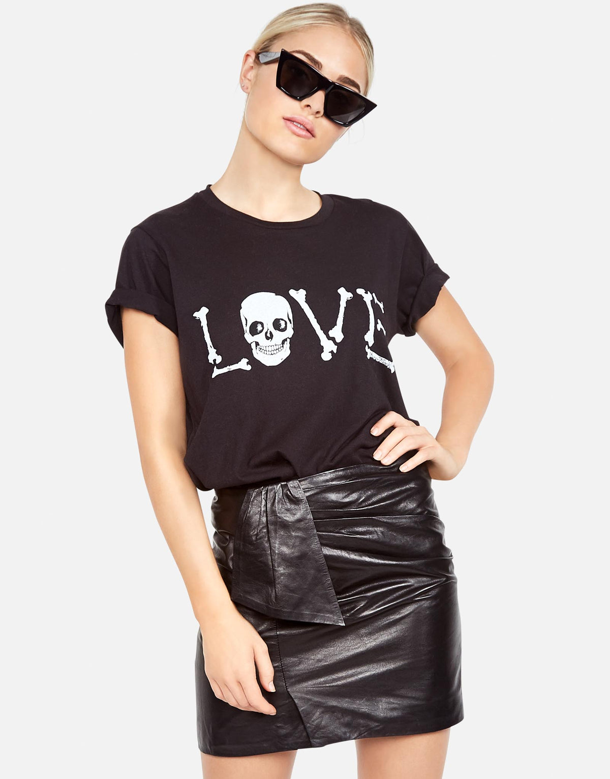 Lauren Moshi Women's Wolf Love Bones - Onyx