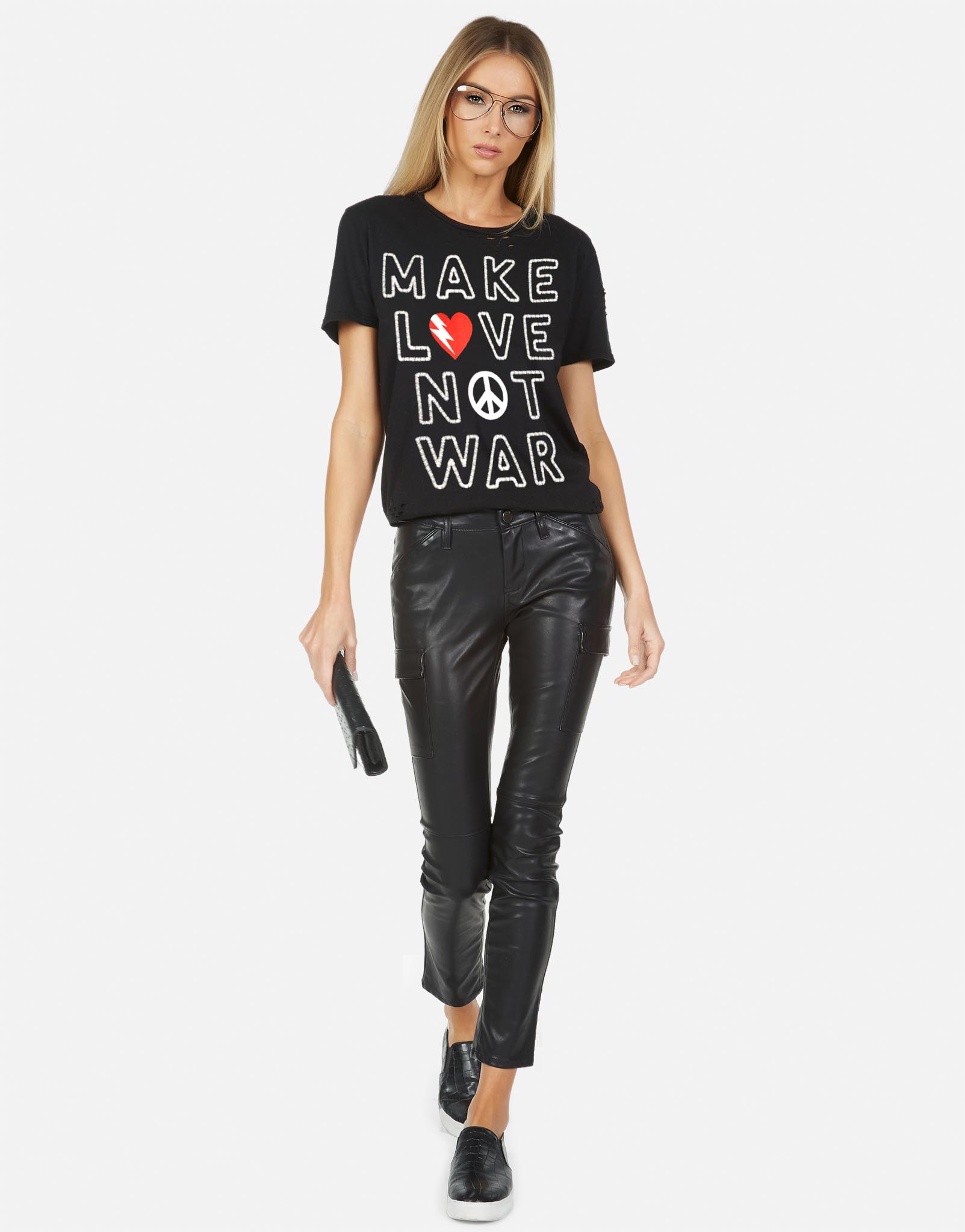 Lauren Moshi X Women's Wolf X Make Love Not War - 