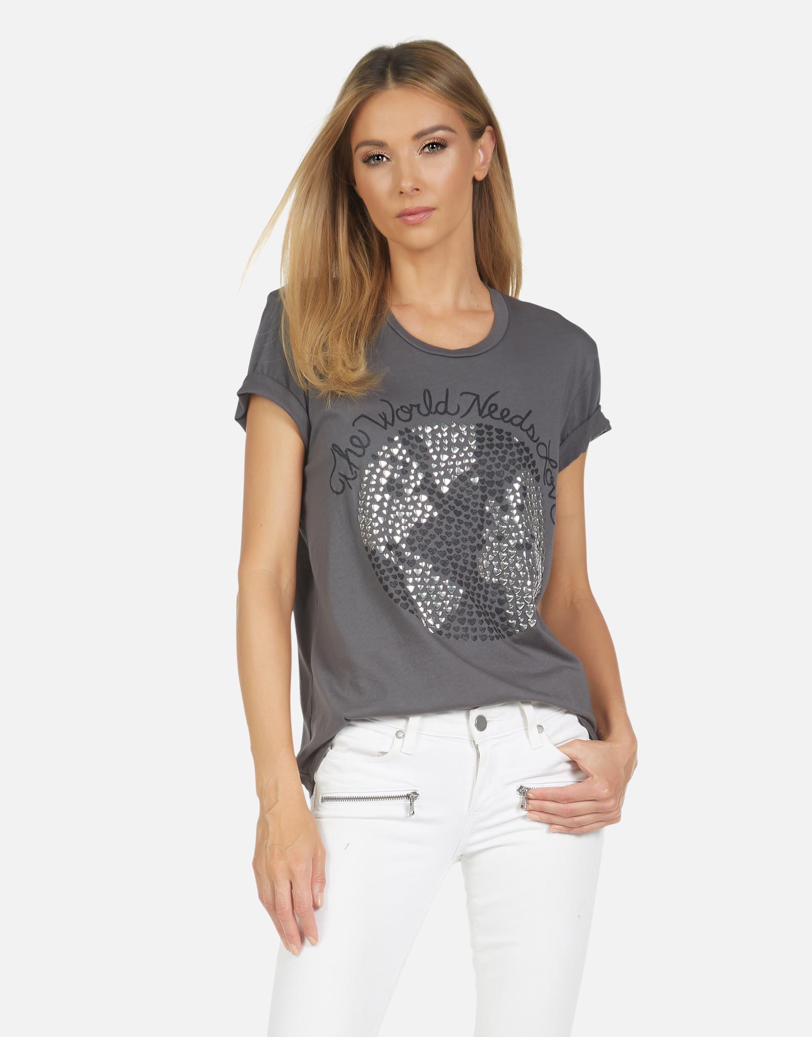 Lauren Moshi Women's Wolf World Needs Love - 