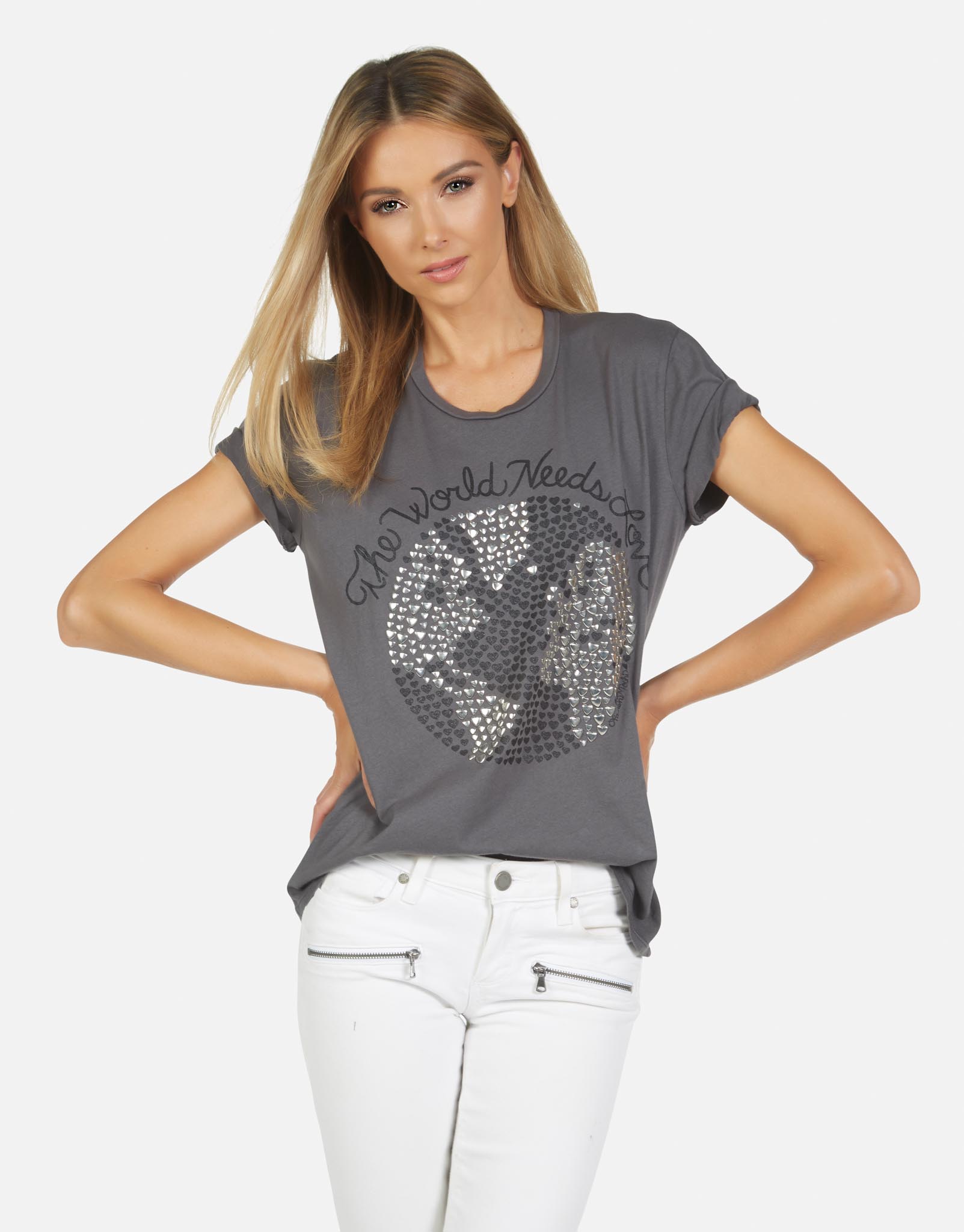 Lauren Moshi Women's Wolf World Needs Love - 