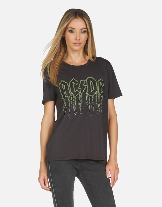 Lauren Moshi X ACDC Women's Wolf AC/DC Neon Stud - 