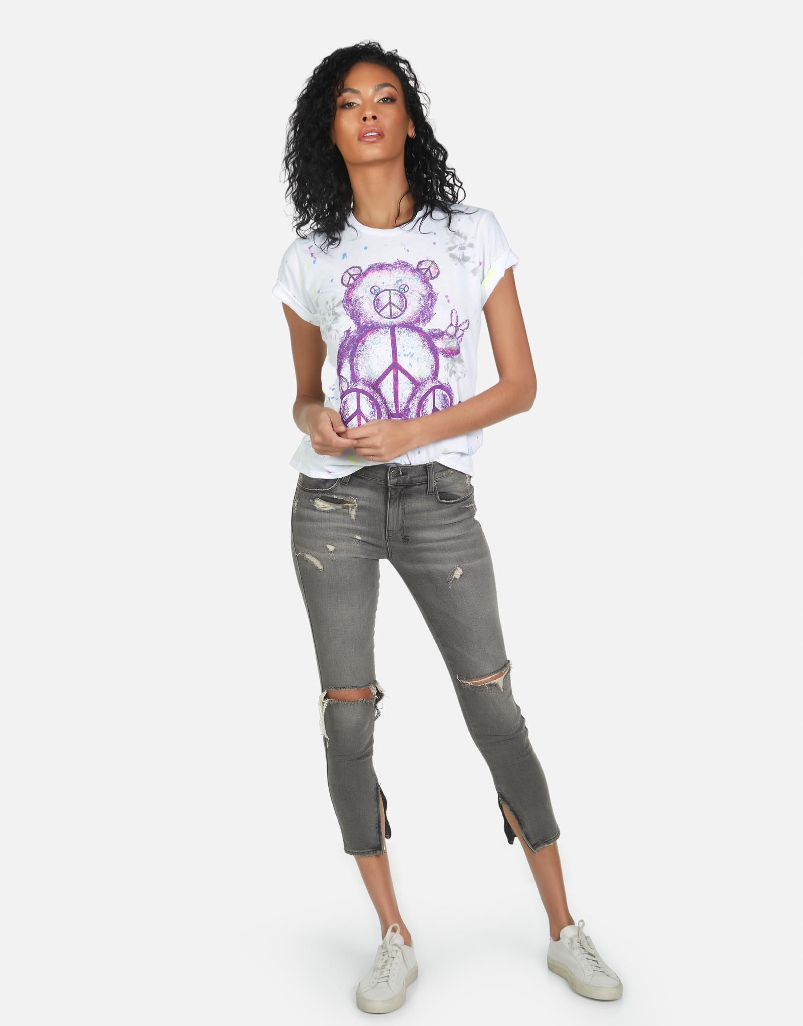 Lauren Moshi Women's Wolf Peace Teddy - 