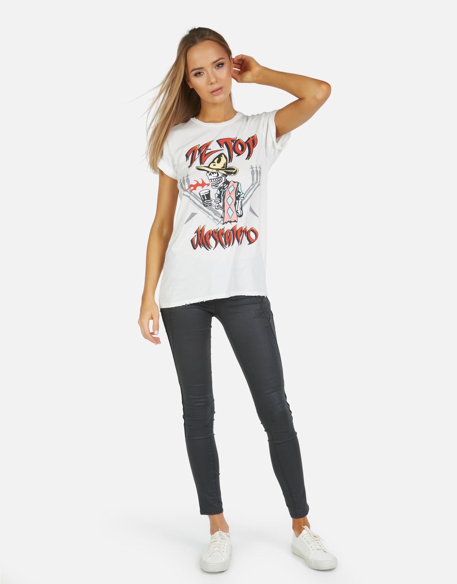 Lauren Moshi X ZZ Top Women's Wolf ZZ Top - 