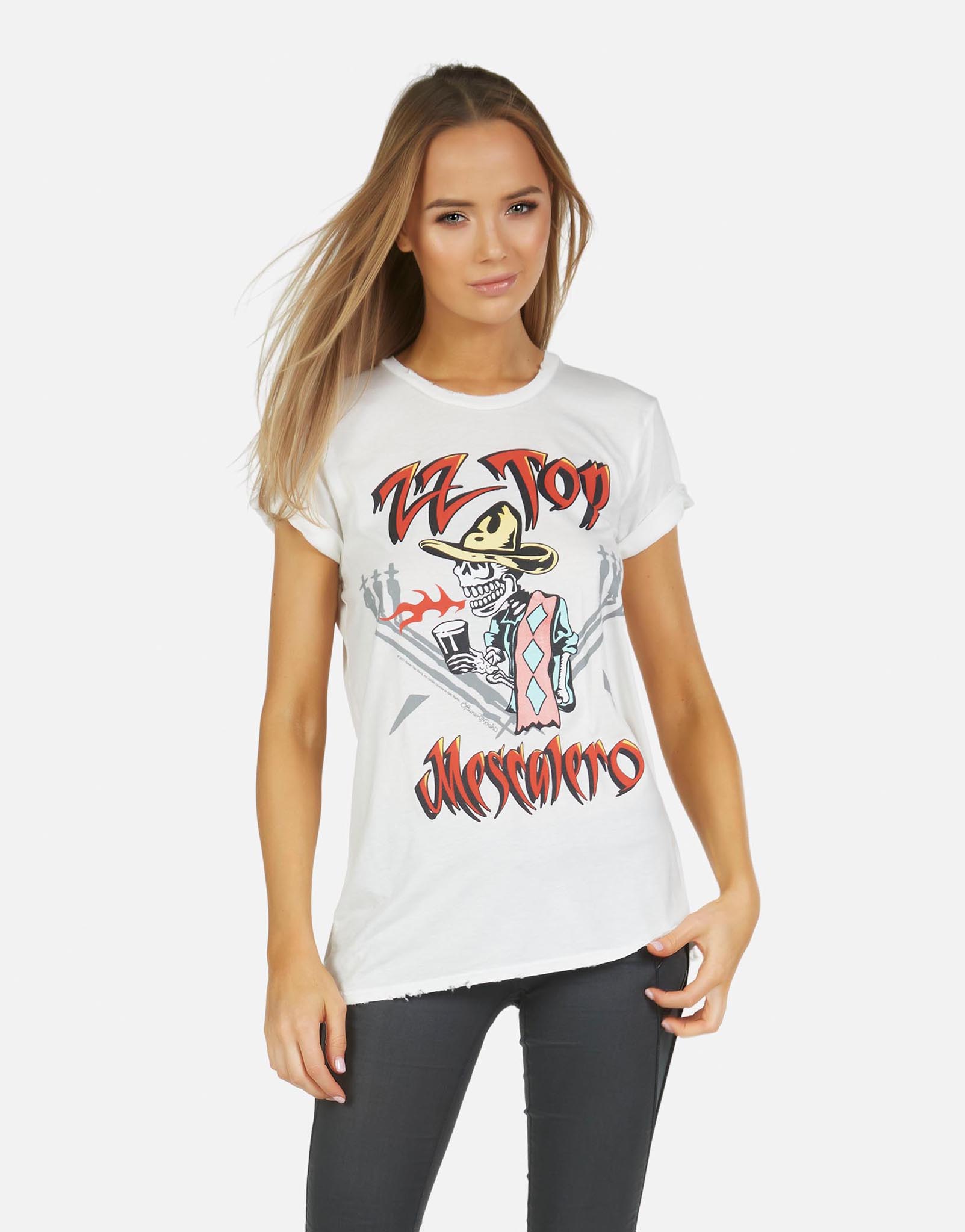 Lauren Moshi X ZZ Top Women's Wolf ZZ Top - 