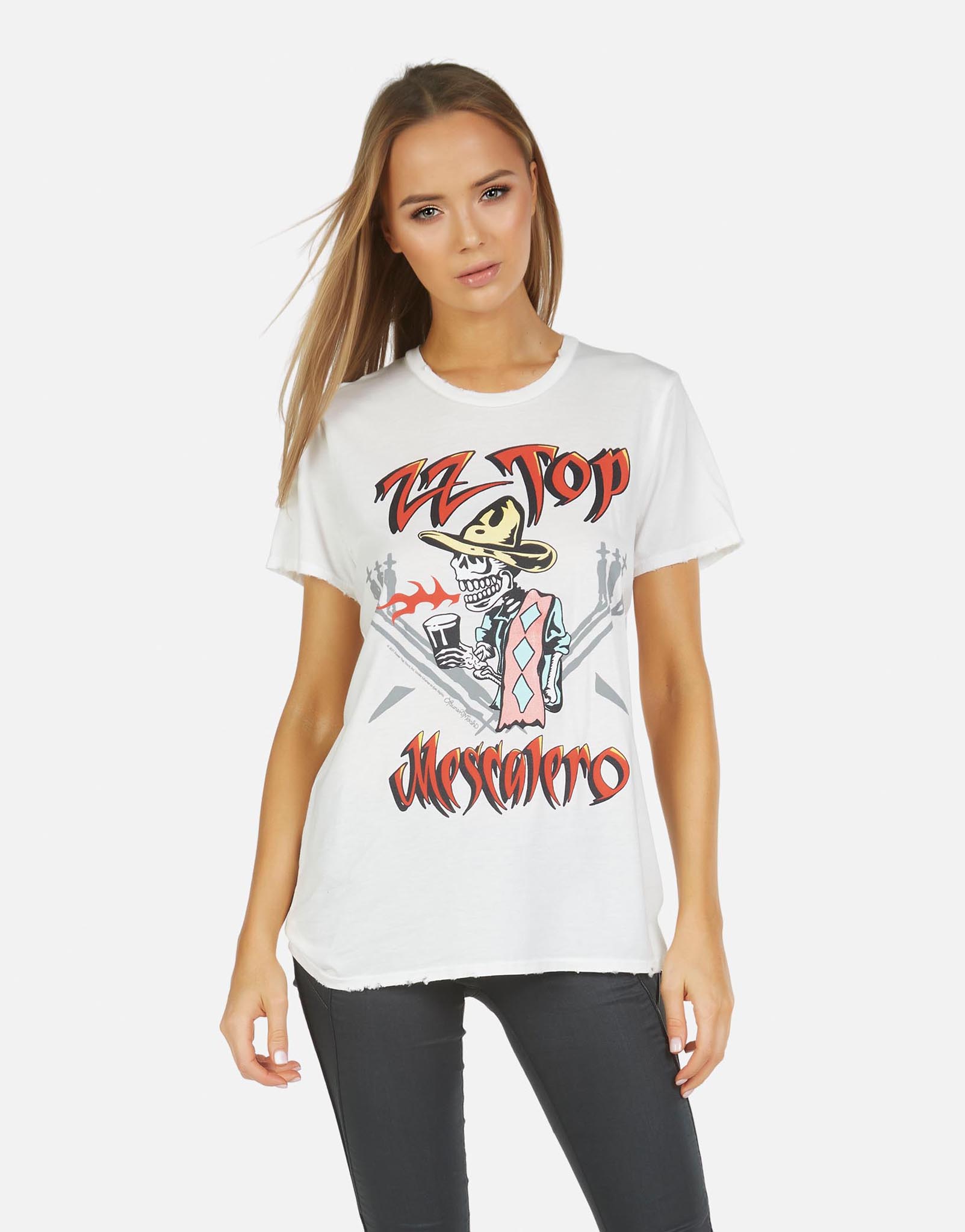 Lauren Moshi X ZZ Top Women's Wolf ZZ Top - 