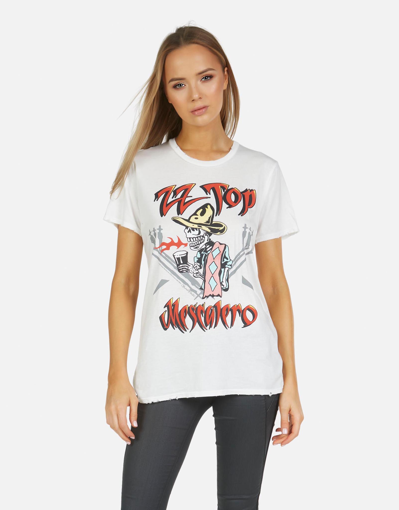 Lauren Moshi X ZZ Top Women's Wolf ZZ Top - 