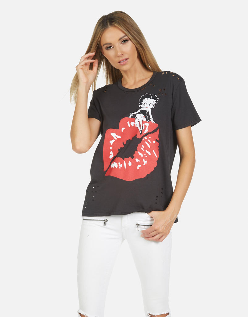 Lauren Moshi X Betty Boop Women's Wolf Betty Boop - 