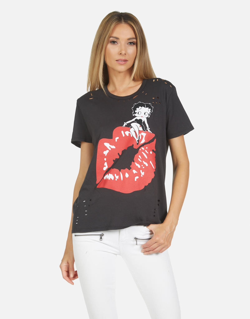 Lauren Moshi X Betty Boop Women's Wolf Betty Boop - 