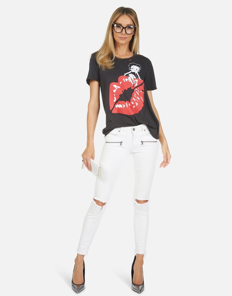 Lauren Moshi X Betty Boop Women's Wolf Betty Boop - 