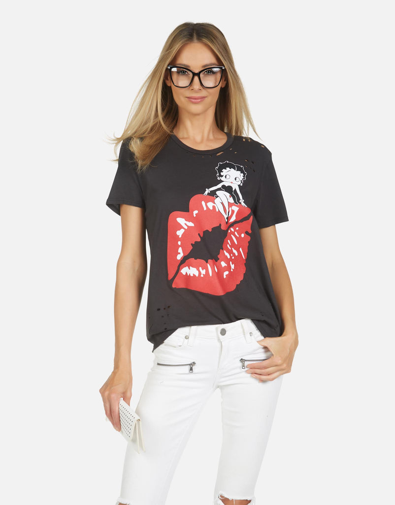 Lauren Moshi X Betty Boop Women's Wolf Betty Boop - XS