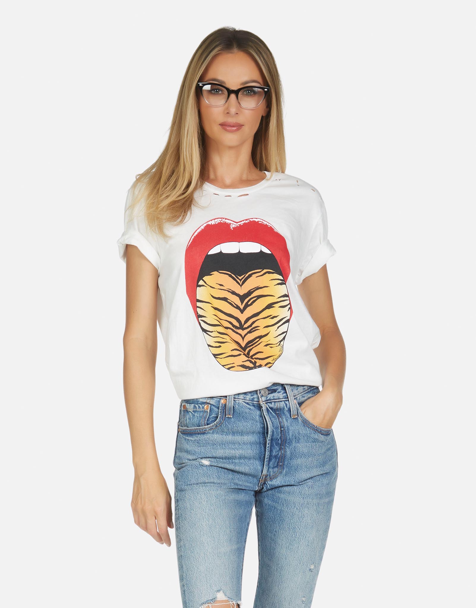 Lauren Moshi Women's Wolf Tiger Tongue - 