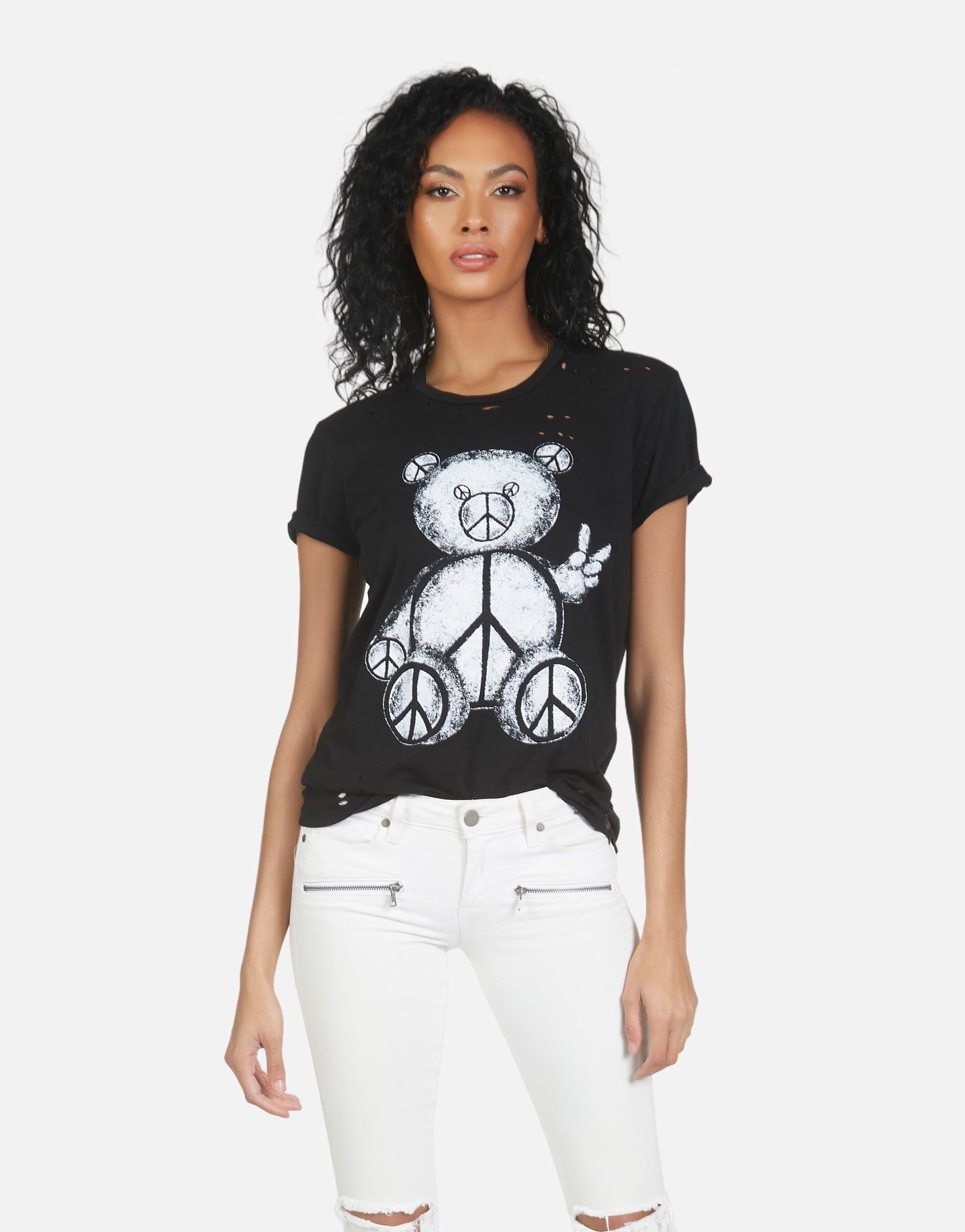 Lauren Moshi Women's Wolf Peace Teddy - XS