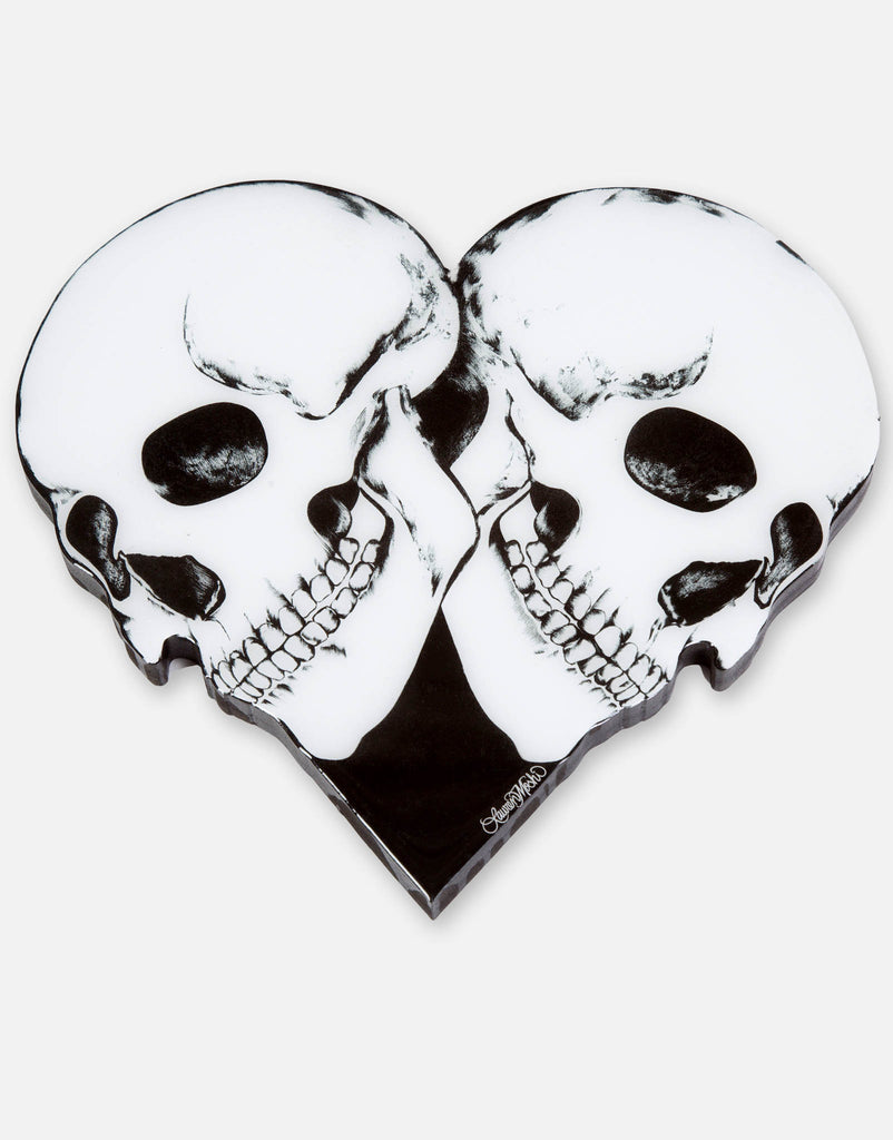 Lauren Moshi Women's Skull Heart - Black/White