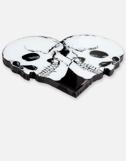 Lauren Moshi Women's Skull Heart - Black/White