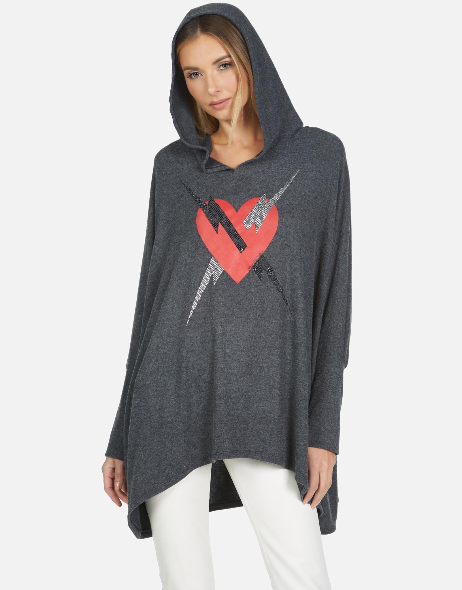 Lauren Moshi X Women's Wilma X Lightning Love - Heather Black