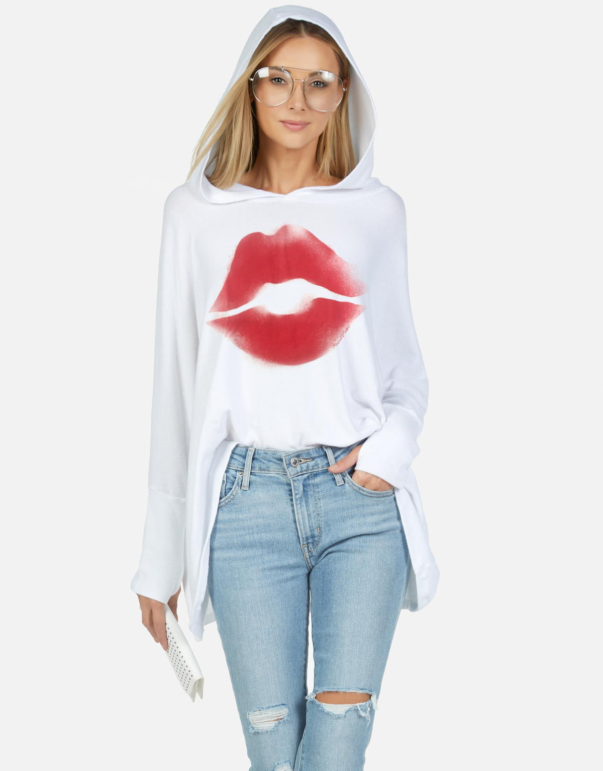 Lauren Moshi X Women's Wilma X Spray Kiss - White