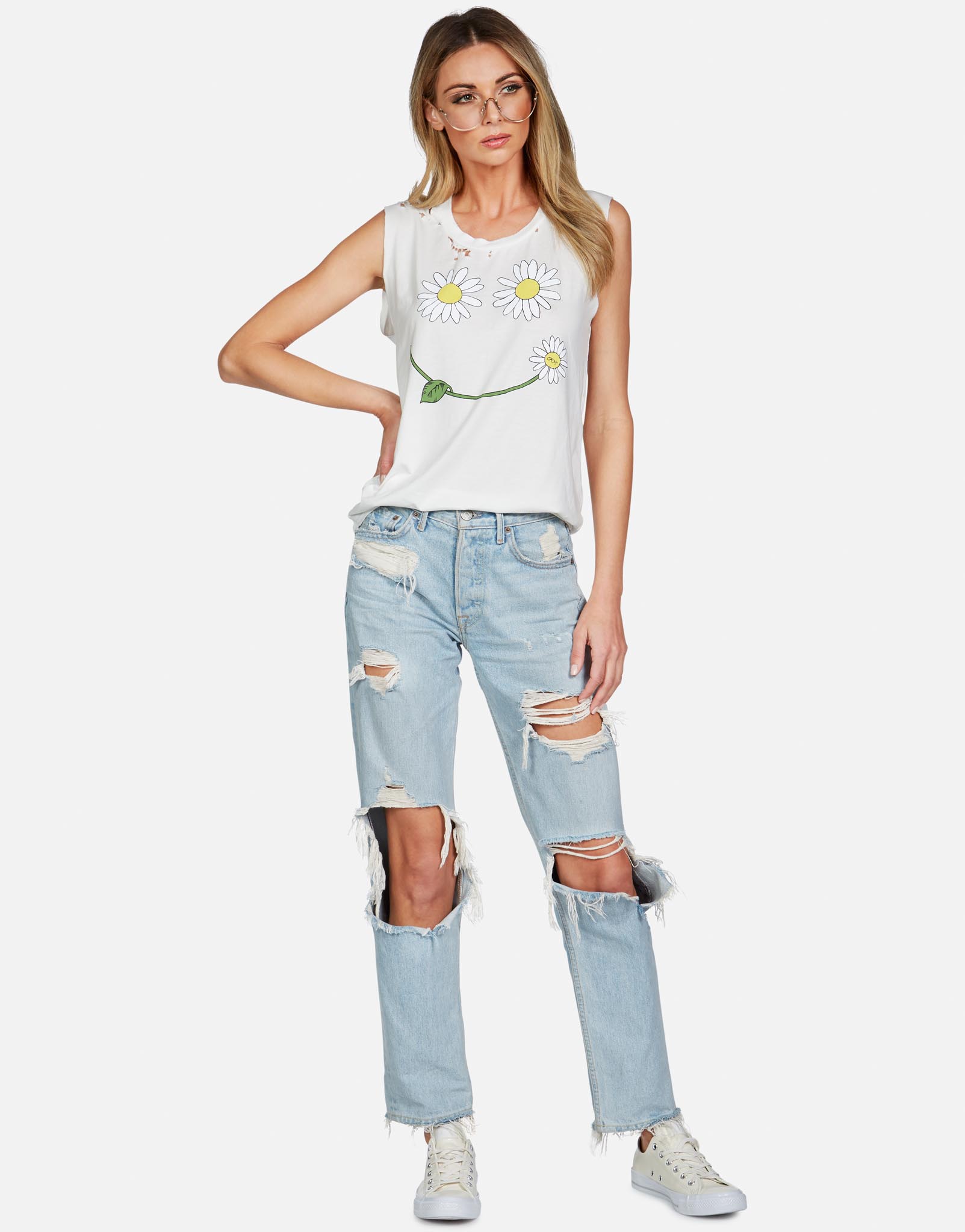 Lauren Moshi Women's Kel Daisy Happyface - 