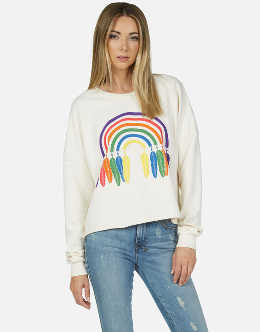 Lauren Moshi Women's Lee Dream Rainbow - Milk