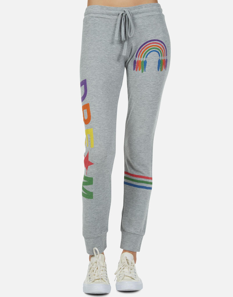 Lauren Moshi Women's Kizzy Dream Rainbow - Heather Grey