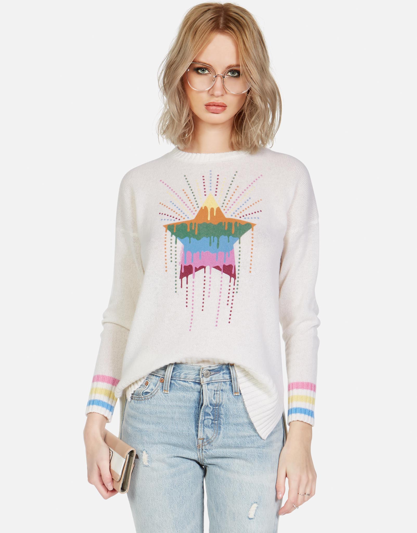 Lauren Moshi Women's Vivian Dripping Heart - 