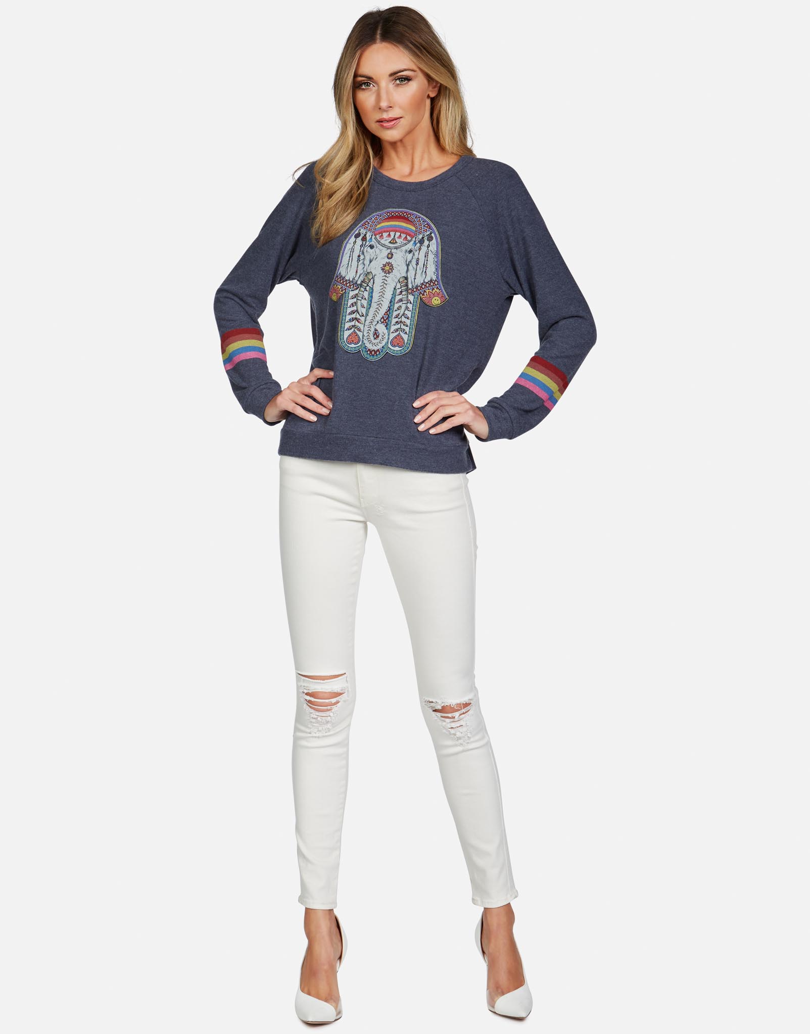 Lauren Moshi Women's Everly Elephant Hamsa - 