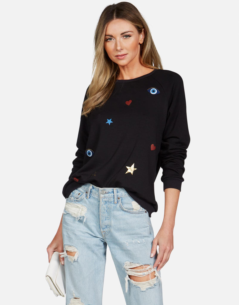Lauren Moshi Women's Noleta Evil Eye Elements - Black