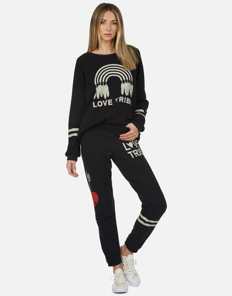 Lauren Moshi Women's Noleta Feather Love Tribe - 