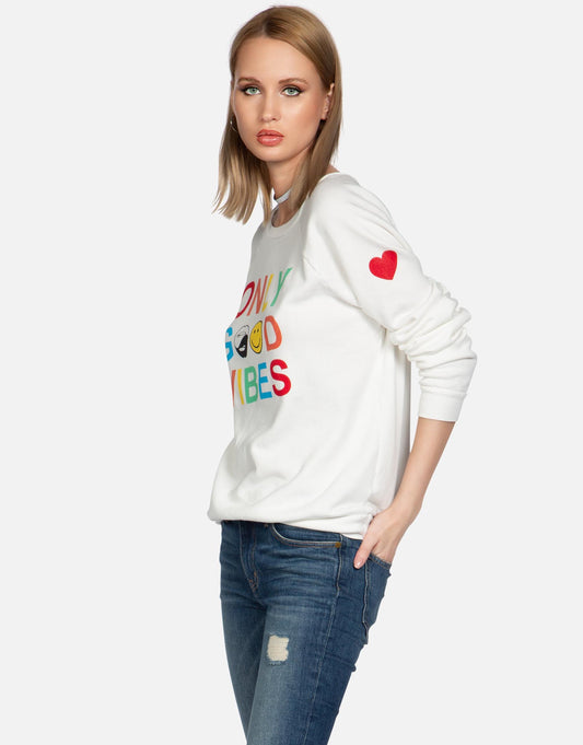 Lauren Moshi Women's Noleta Only Good Vibes - 