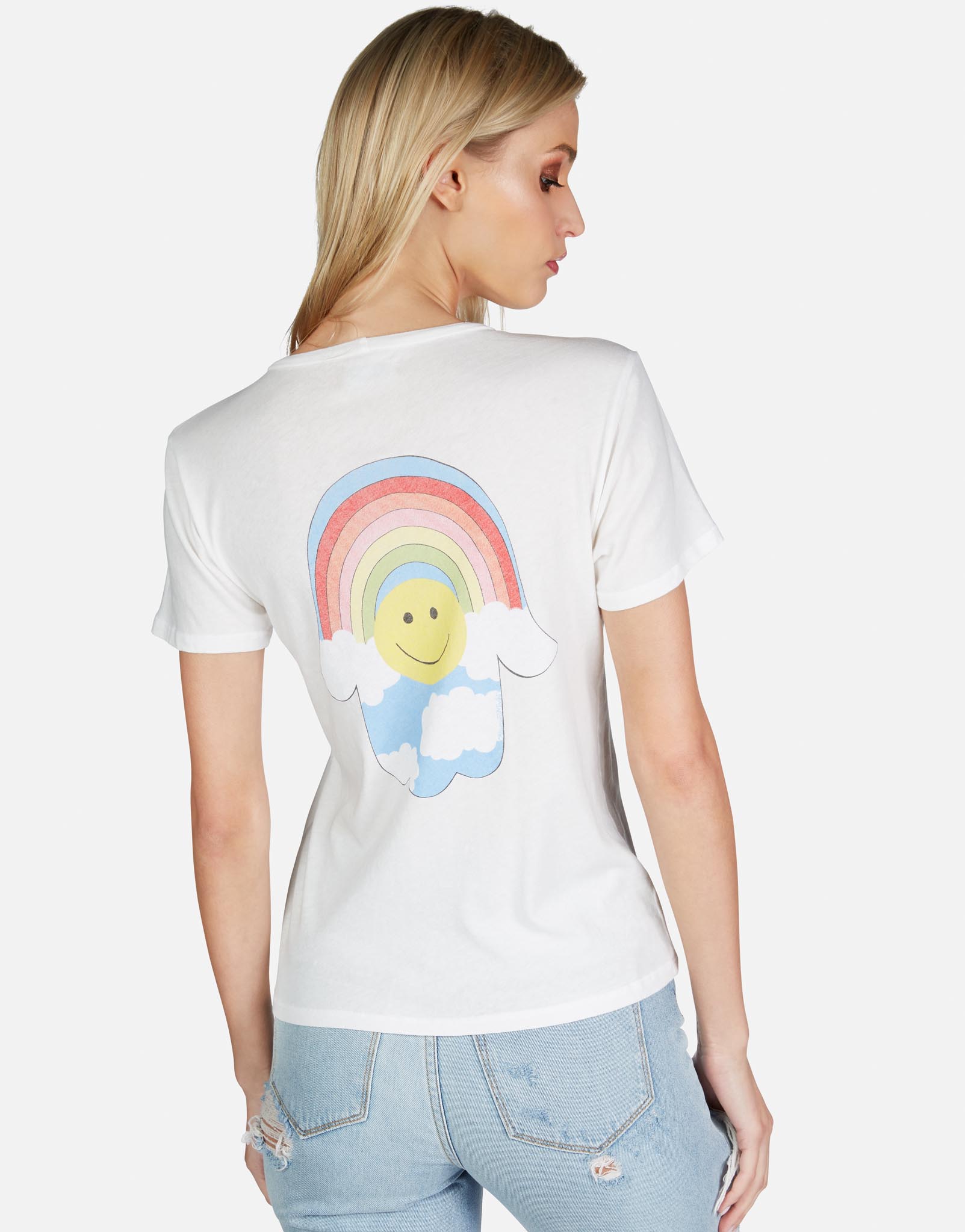 Lauren Moshi Women's Croft Happy Cloud Hamsa - Milk