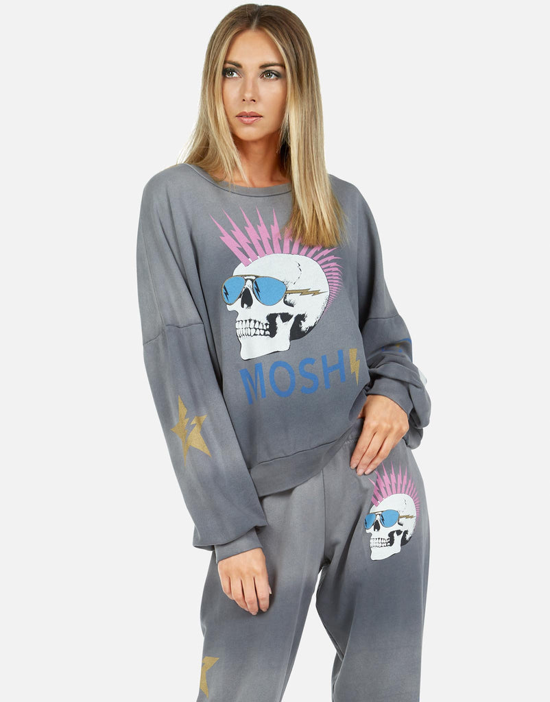 Lauren Moshi Women's Sierra Moshi Lightning Skull - 