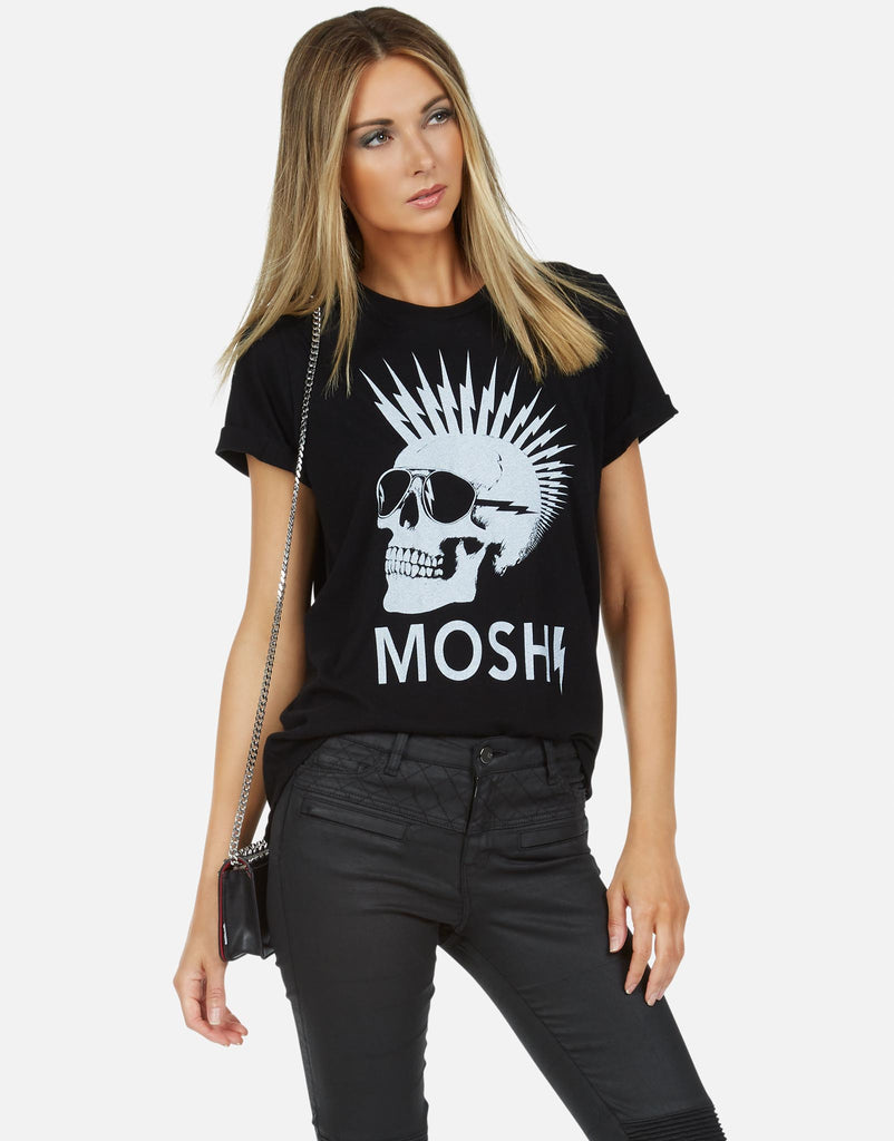 Lauren Moshi Women's Edda Moshi Lightning Skull - Black