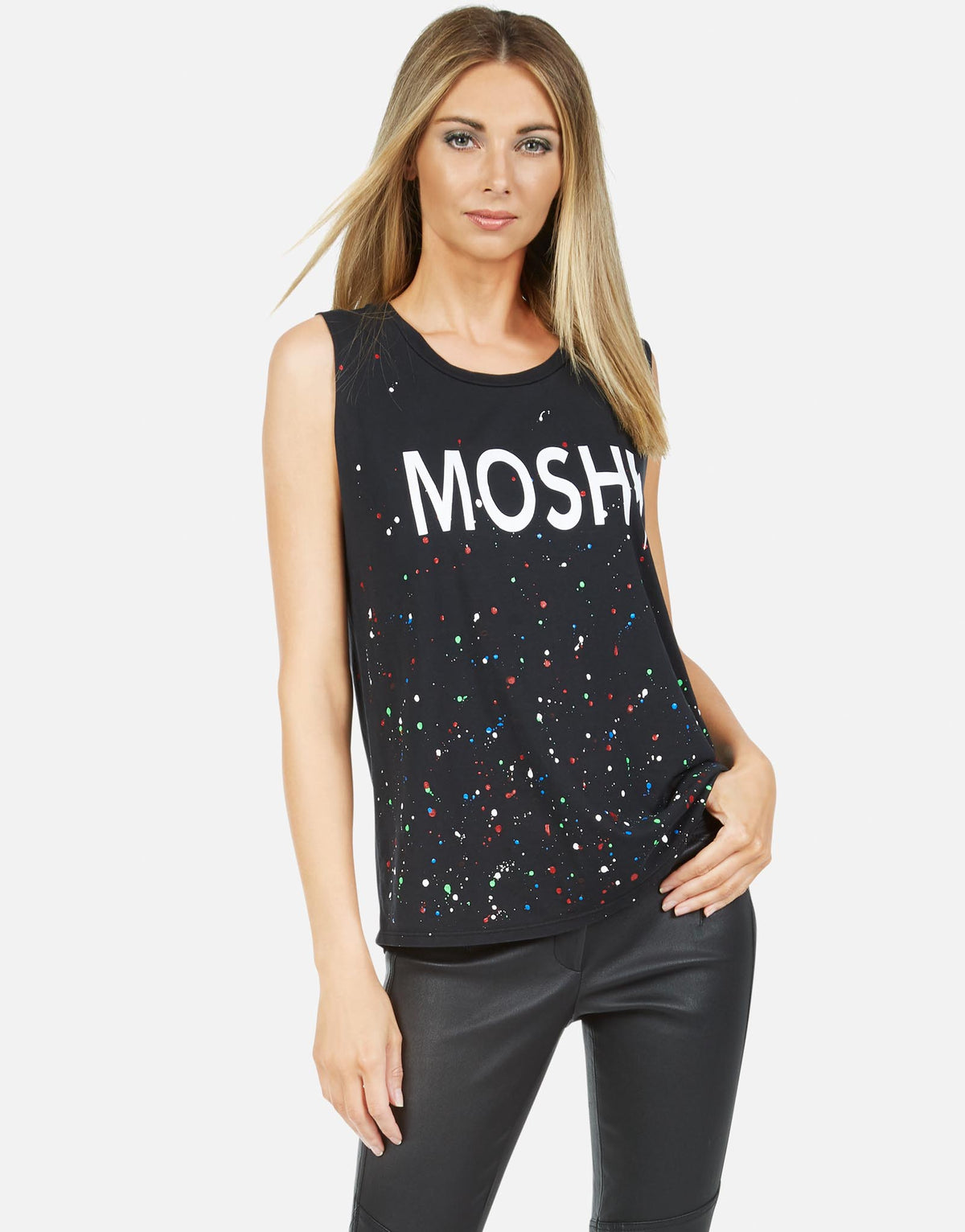 Lauren Moshi Women's Kel Moshi - Onyx Multi Splatter