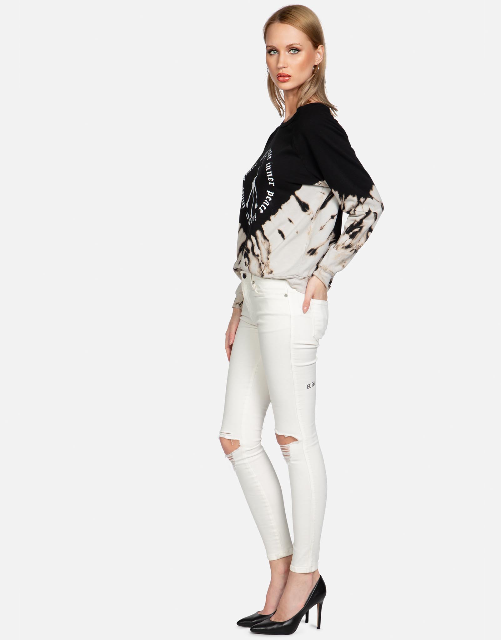 Lauren Moshi Women's Noleta Inner Peace Sign - 
