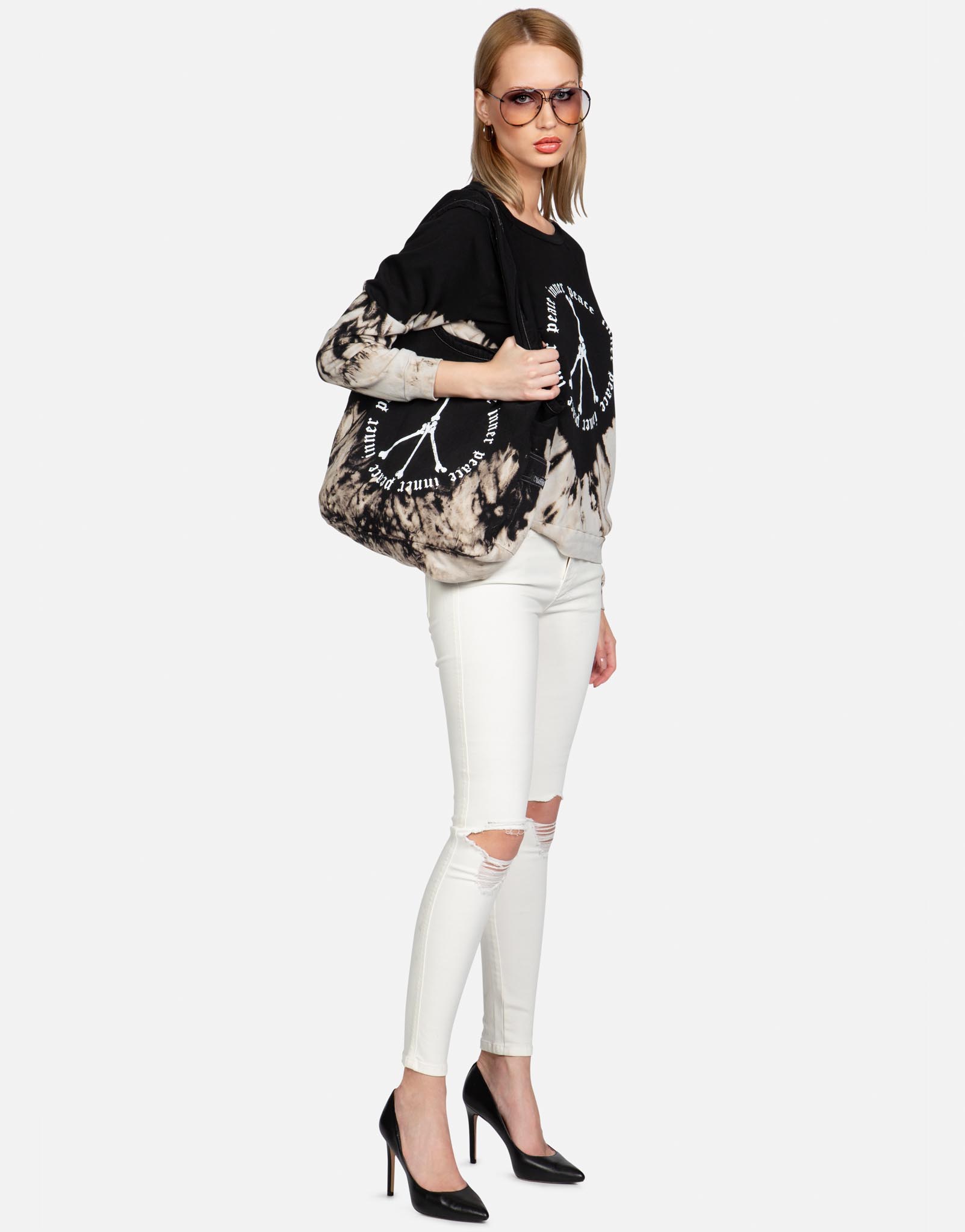 Lauren Moshi Women's Noleta Inner Peace Sign - 