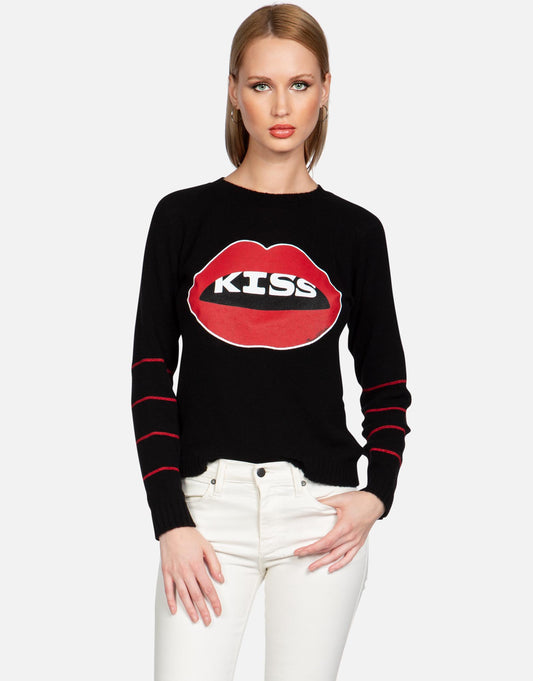 Lauren Moshi Women's North Kiss Lip - Black