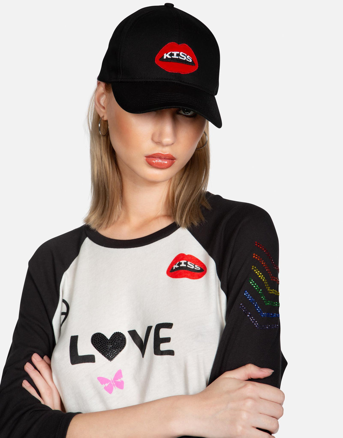 Lauren Moshi Women's Bay Kiss Lip - Black