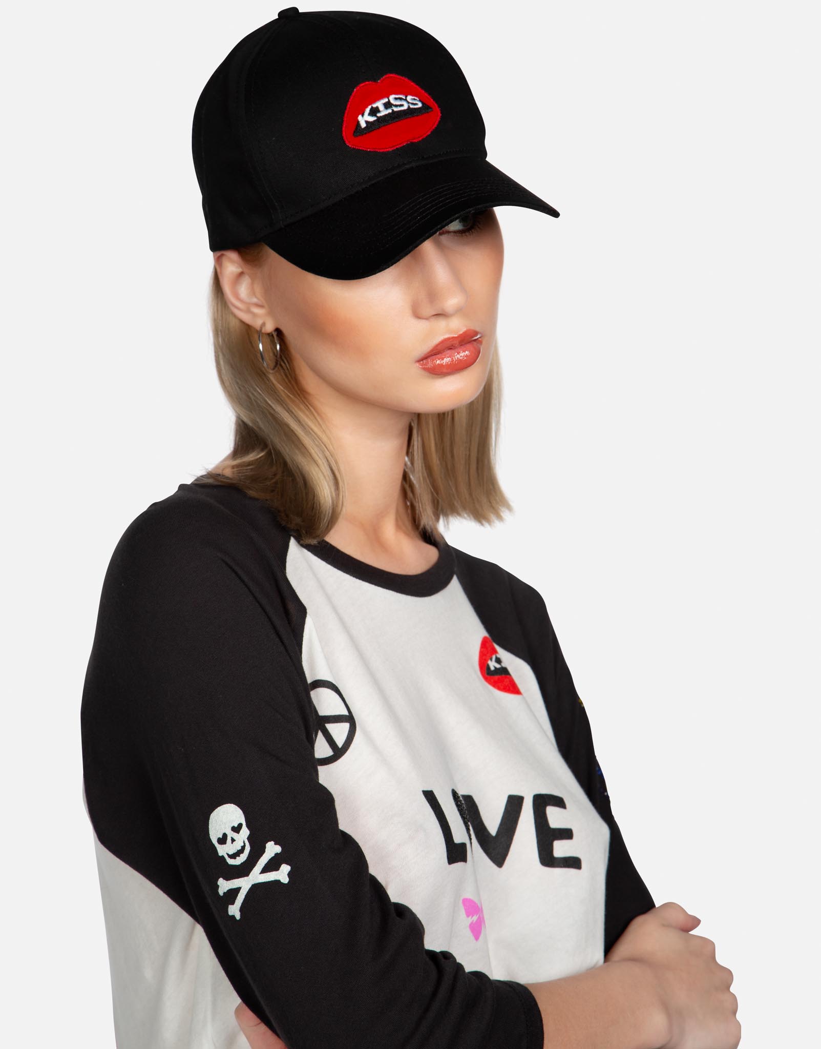 Lauren Moshi Women's Bay Kiss Lip - Black