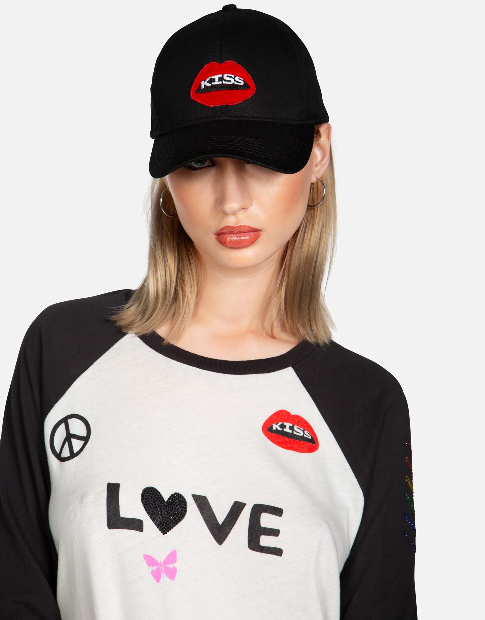 Lauren Moshi Women's Bay Kiss Lip - Black