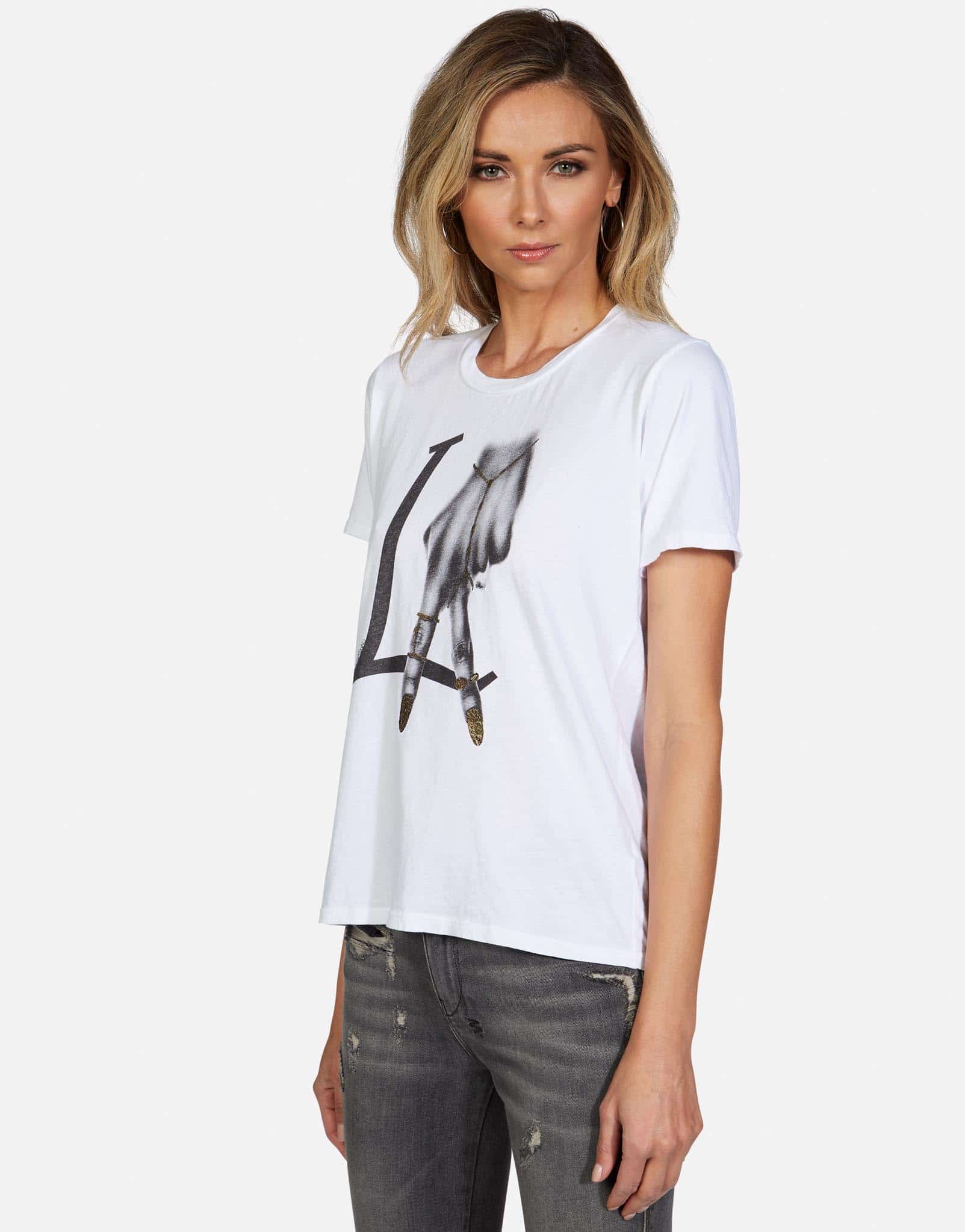 Lauren Moshi Women's Croft LA Peace Finger - 