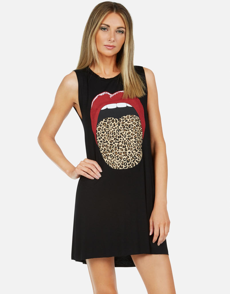 Lauren Moshi Women's Deanna Leopard Tongue - 