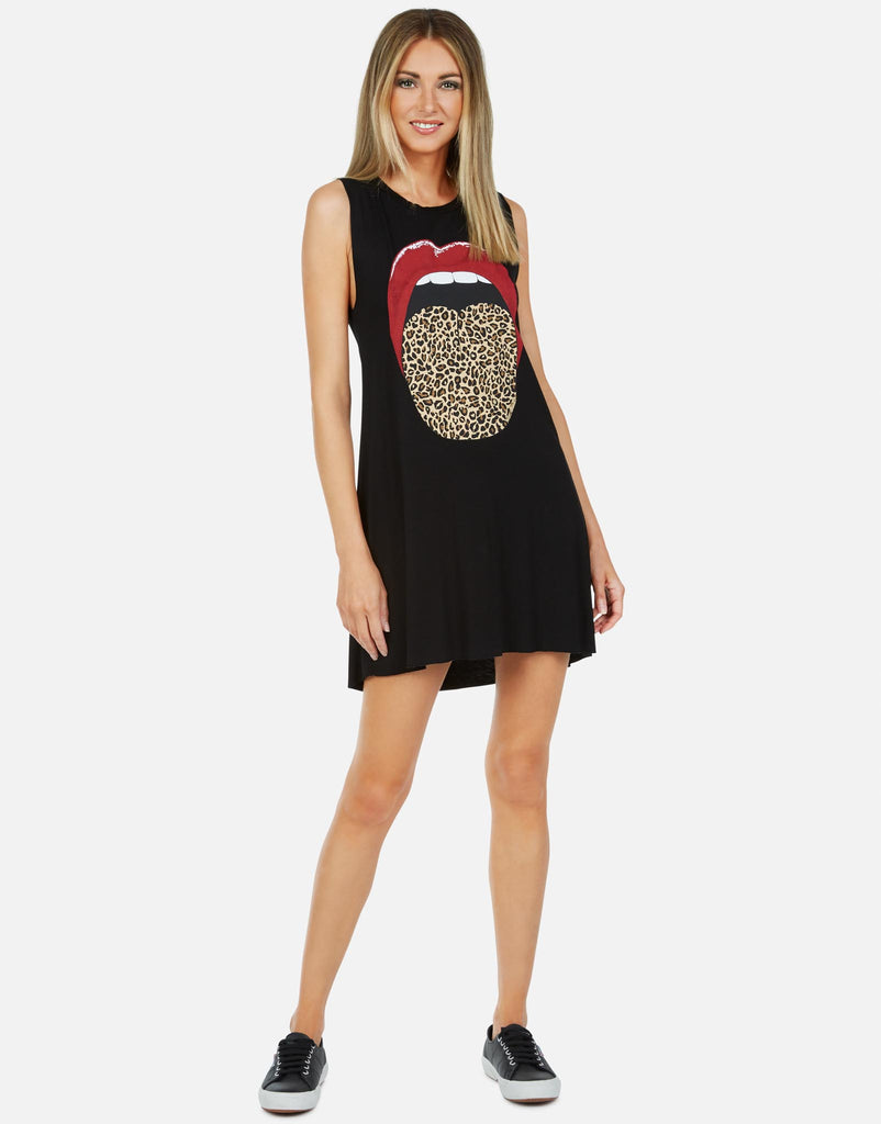 Lauren Moshi Women's Deanna Leopard Tongue - 