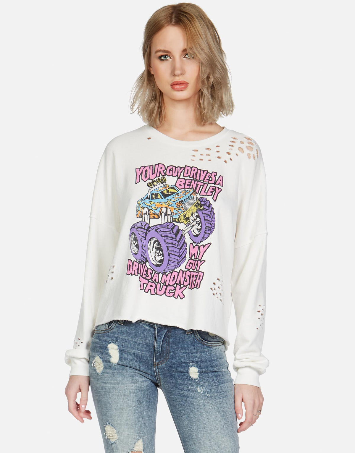 Lauren Moshi Women's Lee Monster Truck - Milk