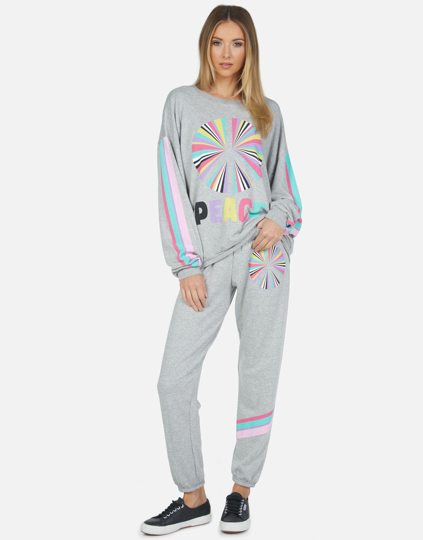 Lauren Moshi Women's Brynn Rainbow Ray Peace - 